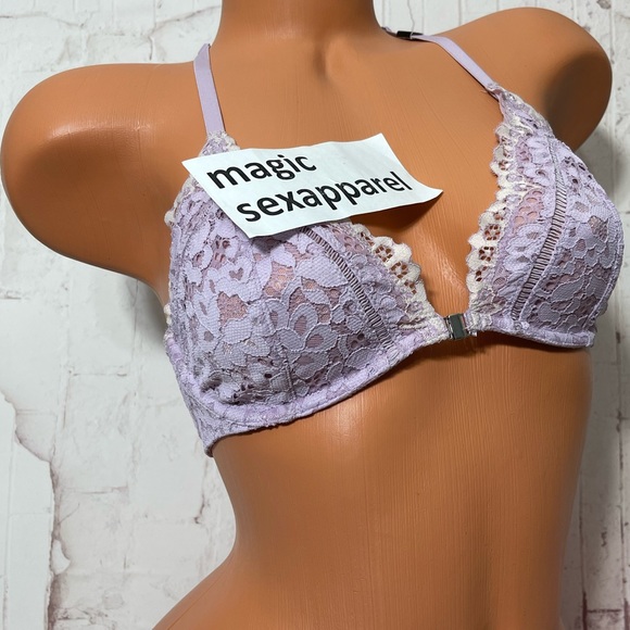 Victoria's Secret Other - VS 34D BODY BY VICTORIA PLUNGE UNLINED BRA RACERBACK LACE